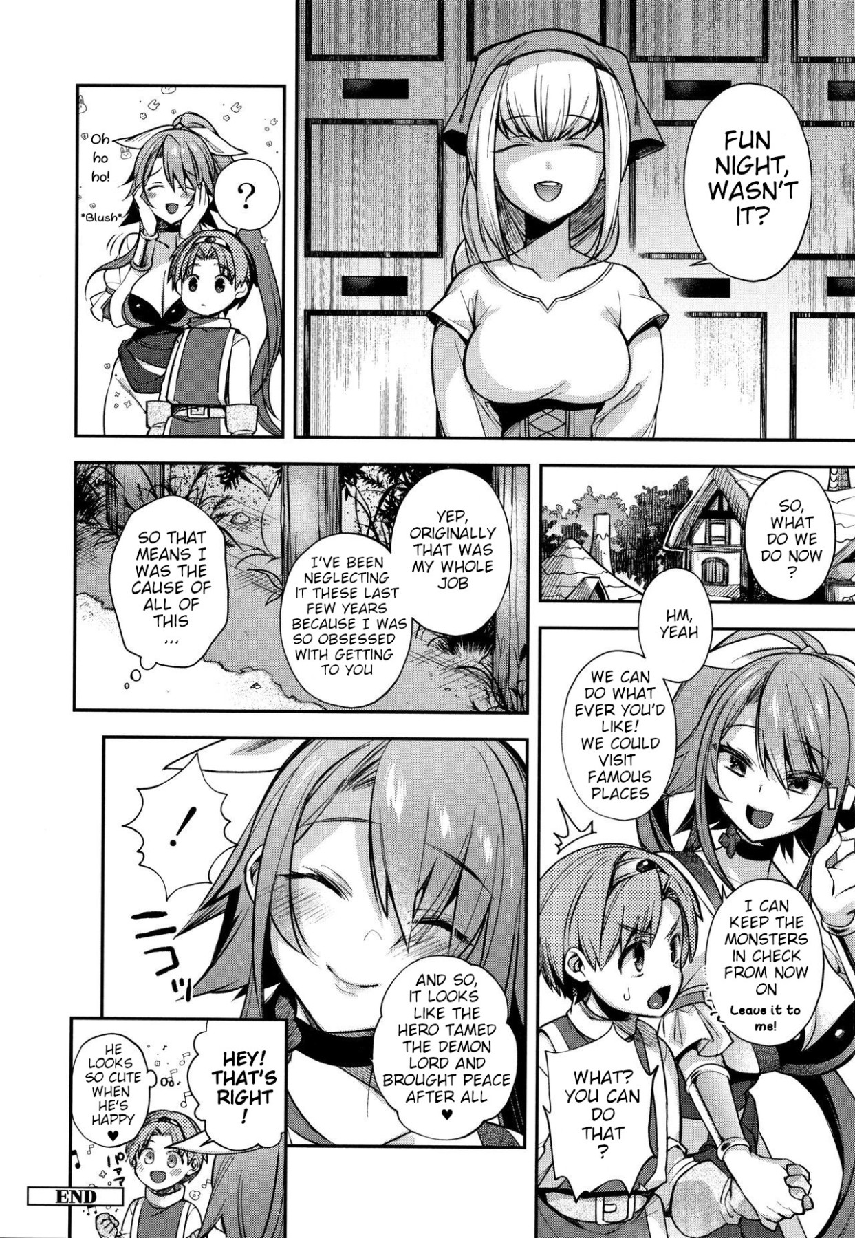 Hentai Manga Comic-Me, The Hero, And Onee-chan, The Full Figured-Read-24